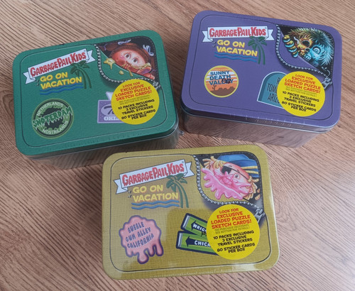 Gpk sealed collector tins - 3x,