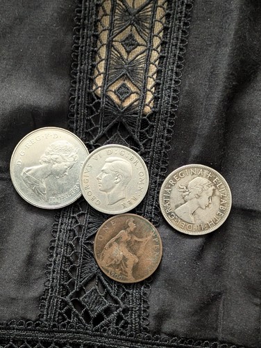 Vintage coin lot - uk, 1