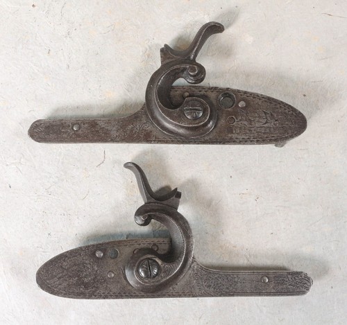 Antique pair engraved - antique,