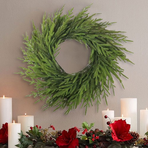 Christmas garland realistic - christmas,