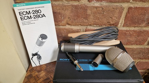 Vintage sony ecm 280 - vintage, electret
