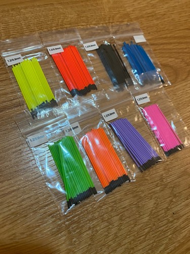 Pole float hollow 2mm - 1.2mm, tips