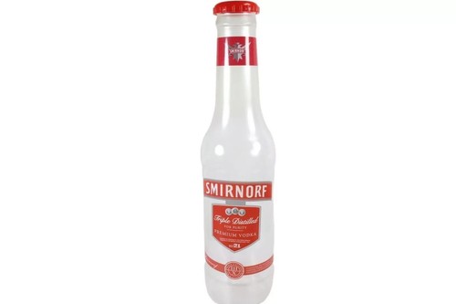 Giant smirnoff money bottle - money,