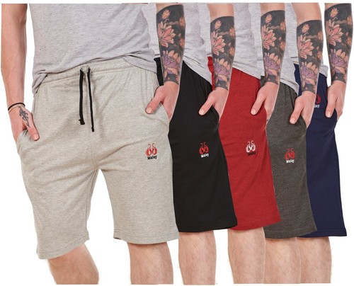 Mens jersey shorts - shorts, cotton