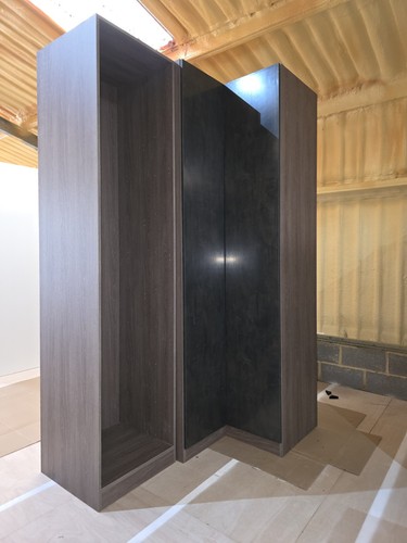 Daval corner bedroom wardrobes - bedroom,