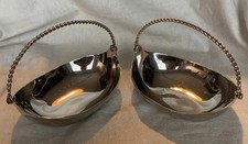 Pair vintage silver - silver, plated