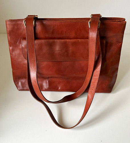 Firenze brown leather shoulder - leather,