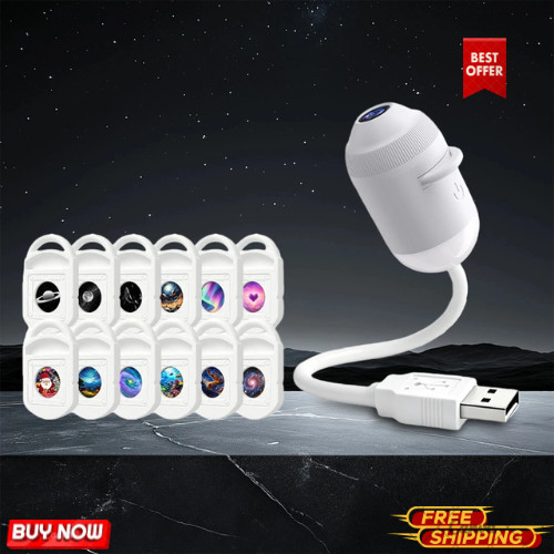 Galaxy projector night - 2-in-1,