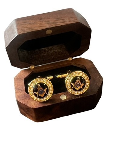 Freemason gold crystal - freemason, set