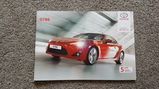 TOYOTA GT86 SALES BROCHURE