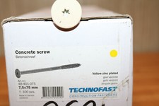 75mm concrete screw large pan