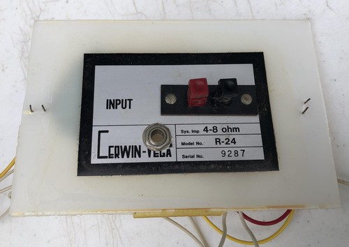 Cerwin vega speaker - vega, r-24