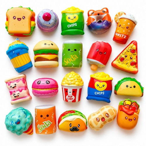 Pcs food squishy toys - pcs,