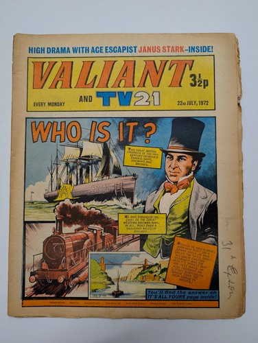 Valiant and tv21 comic 22nd - valiant,