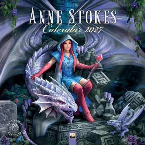 Anne stokes wall calendar - calendar, 2027