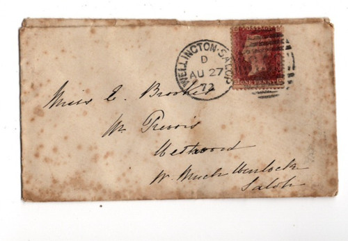 Wellington salop aug 1872 - aug,
