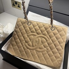 Chanel GST Beige Clair Caviar