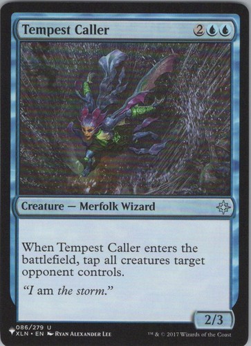Tempest caller the list - caller, u