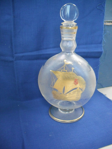 Vintage art deco clear - vintage, glass