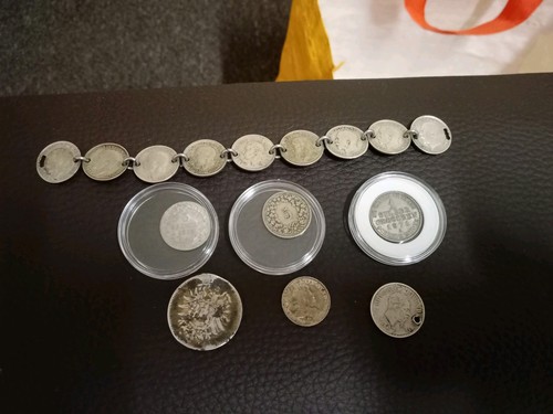 Job lot silver coins mainly - silver,