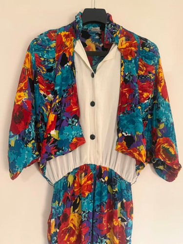 Vintage 1980s french floral - vintage,