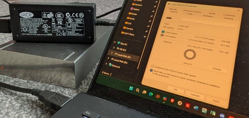 Lacie 500gb external - 500gb, hard