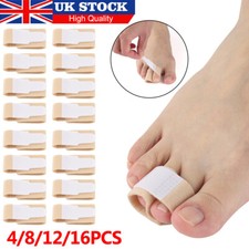 4/16x Toe Bandage Straightener Splint Separator Broken Hammer Toe Wrap Cushione
