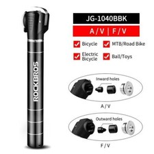 ROCKBROS Bike Pump Mini Tools AV/FV Inflator Portable Aluminium Alloy Air Pump