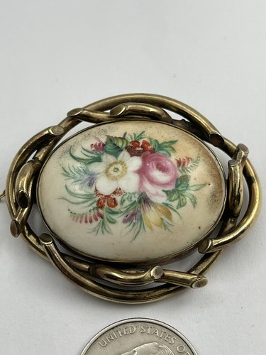 Antique victorian handpainted - victorian,