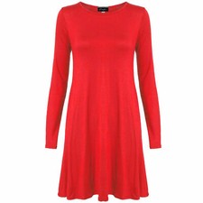 Women Ladies Long Sleeve Swing