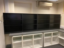 2 DOUBLE KITCHEN BASE UNITS AND 1 SINGLE BASE UNIT - CABINETS - CARCASSES 