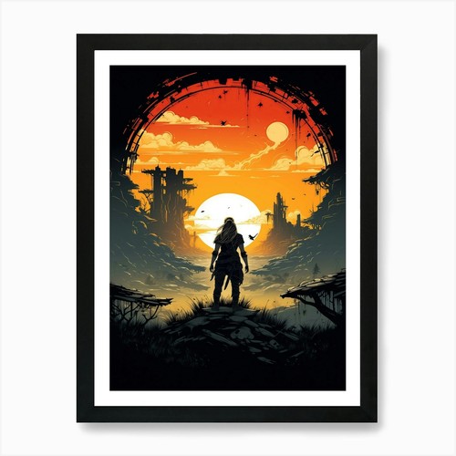 Horizon zero dawn art print - horizon, 2