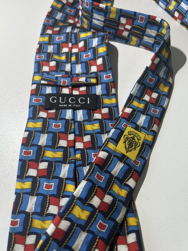 Gucci vintage silk - vintage, tie