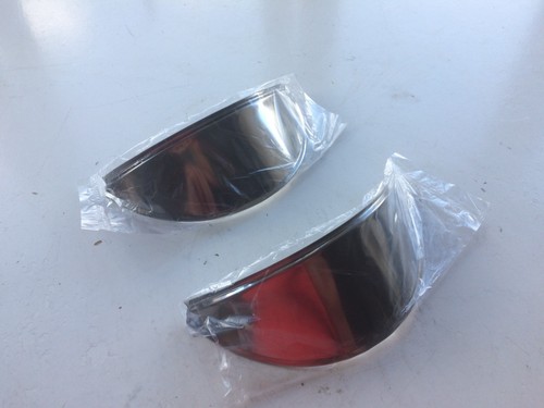 Chrome headlight visor - headlight,