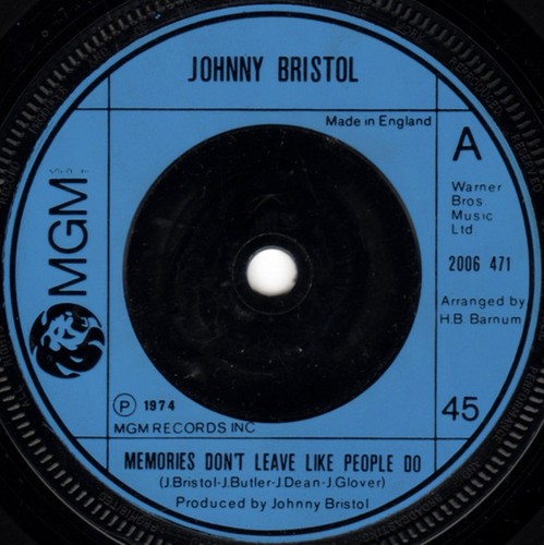 Johnny bristol memories - bristol,