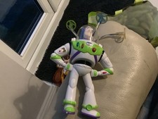 Toy Story Buzz Lightyear  Figure - Spinning light up Helmet