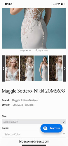 Maggie sottero nikki ivory - maggie,