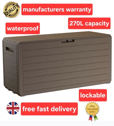 Large outdoor storage box - box, 270l