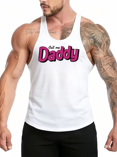 Call daddy muscle tank vest - call, muscle/tank/vest