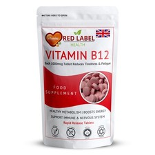 Vitamin B12 Methylcobalamin 1000mcg Tablets High Strength Reduce Tiredness
