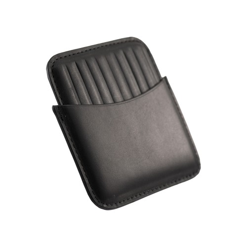 Black genuine leather - black, 10