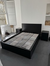 IKEA Malm Double Storage Bed