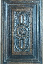 Antique Gothic Carved Wood