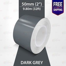 DARK GREY 50mm PIN STRIPE Car Model Motorcycle Decal TAPE Vinyl Sticker 2"