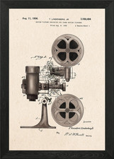 projector patent color Framed