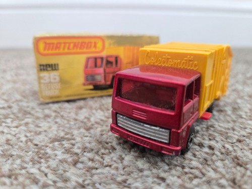 Matchbox number 36 refuse - number,