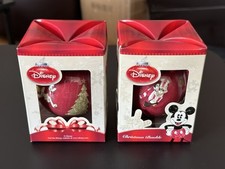 3 x Disney Christmas Baubles -