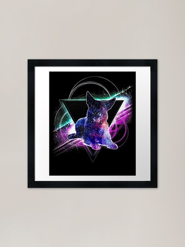 Galaxy dutch shepherd framed - galaxy,