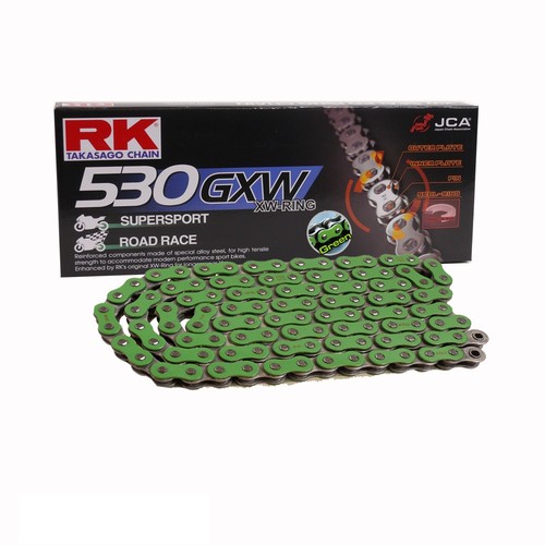 Motorcycle chain green ring - chain,