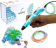 SCRIB3D P1 3D Printing Pen with Display & PLA Filament Starter Kit